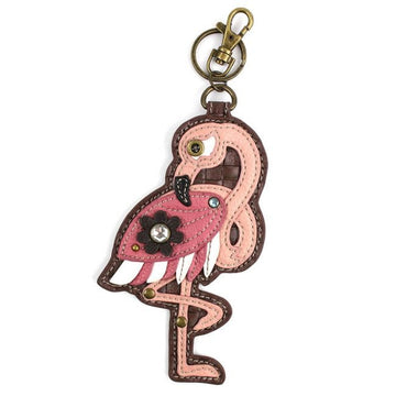 Chala Keychains Key Chain FLAMINGOS- KEYCHAIN/COIN PURSE/Xbody/Tote by Chala